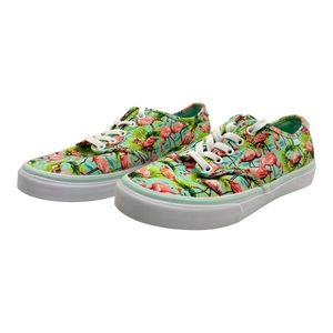 Vans Off The Wall Ultracush Flamingo Lace Up Sneakers Women’s 8 Tropical Beach